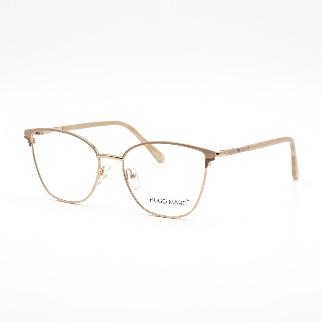 Hugo Marc HM-1572 Women’s Full-Rim Rectangular Fashion Eyeglasses