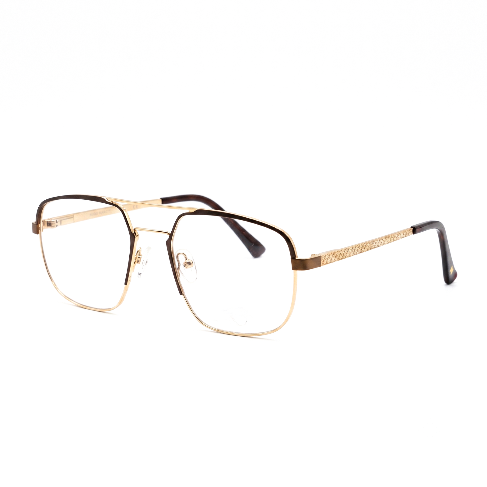 Hugo Marc HM-2122 Rectangular Full Rim Metal Eyeglasses for Men