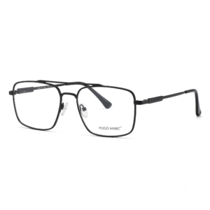 Hugo Marc HM-2124 Men’s Rectangular Full Rim Metal Frame Eyeglasses