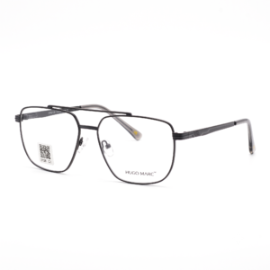 Hugo Marc HM-2126 Men’s Rectangular Full Rim Metal Frame Eyeglasses