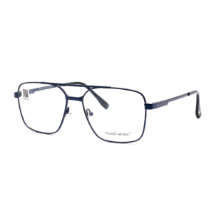 Hugo Marc HM-2128 Men’s Rectangular Full Rim Metal Frame Eyeglasses
