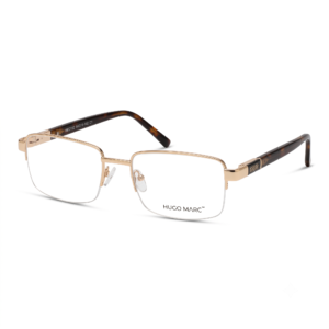 Hugo Marc HM-2152 Men’s Rectangular Semi-Rimless Eyeglass Frame