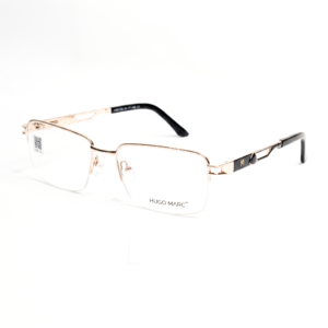 Hugo Marc HM-2155 Men’s Rectangular Semi-Rimless Eyeglass Frame