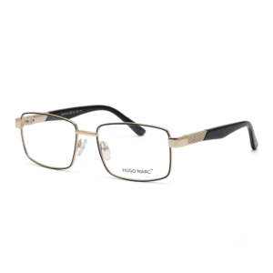 Hugo Marc HM-2156 Premium Rectangular Metal Eyeglasses for Men