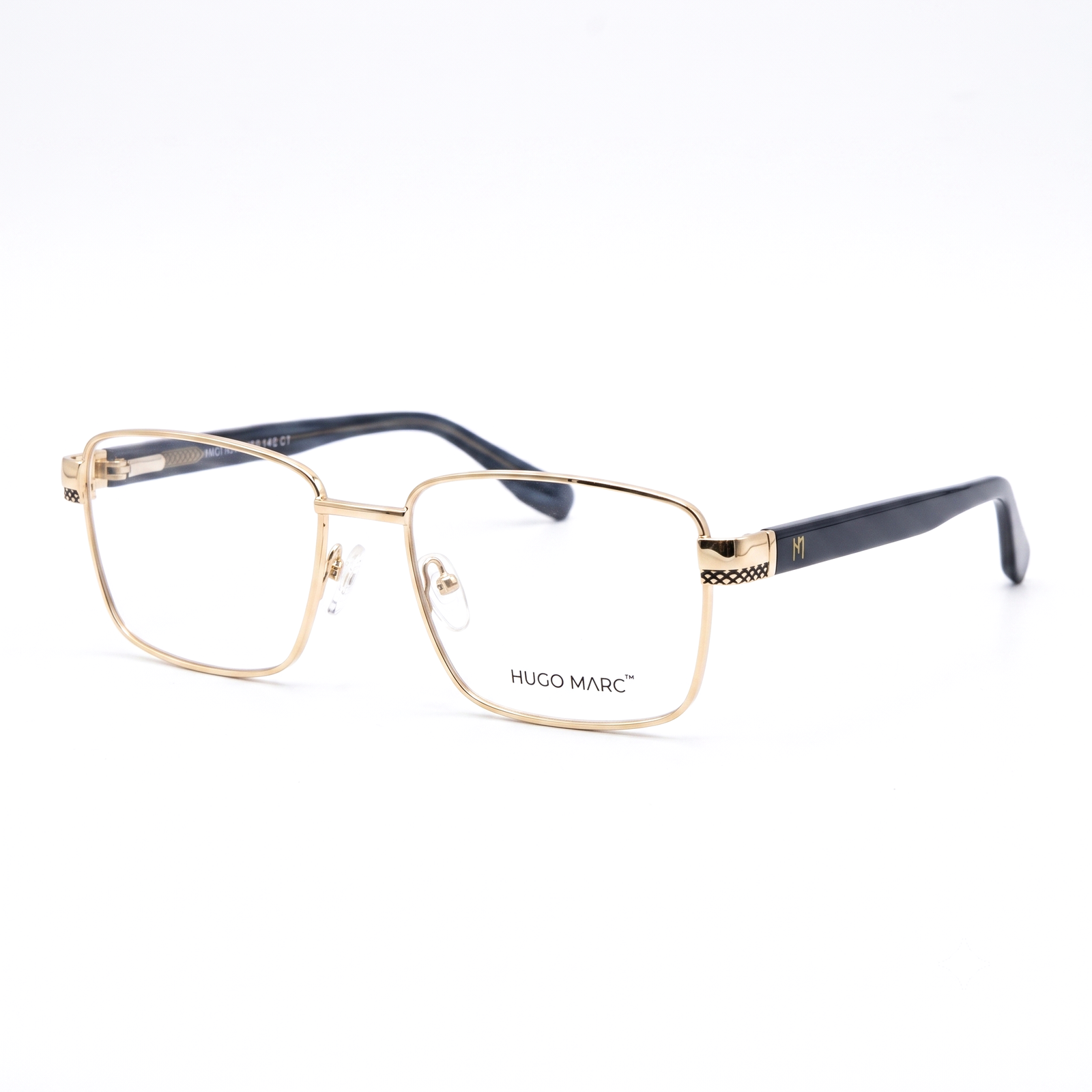 Hugo Marc HM-2160 Men’s Rectangular Full-Rim Optical Frame