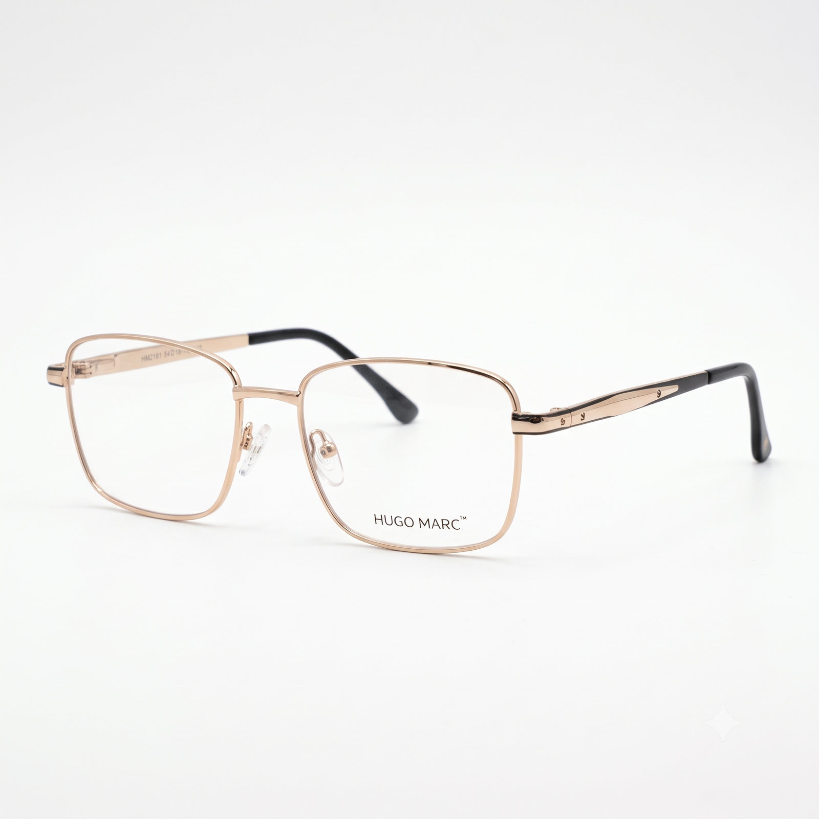 Hugo Marc HM-2161 Men’s Rectangular Full-Rim Optical Frame