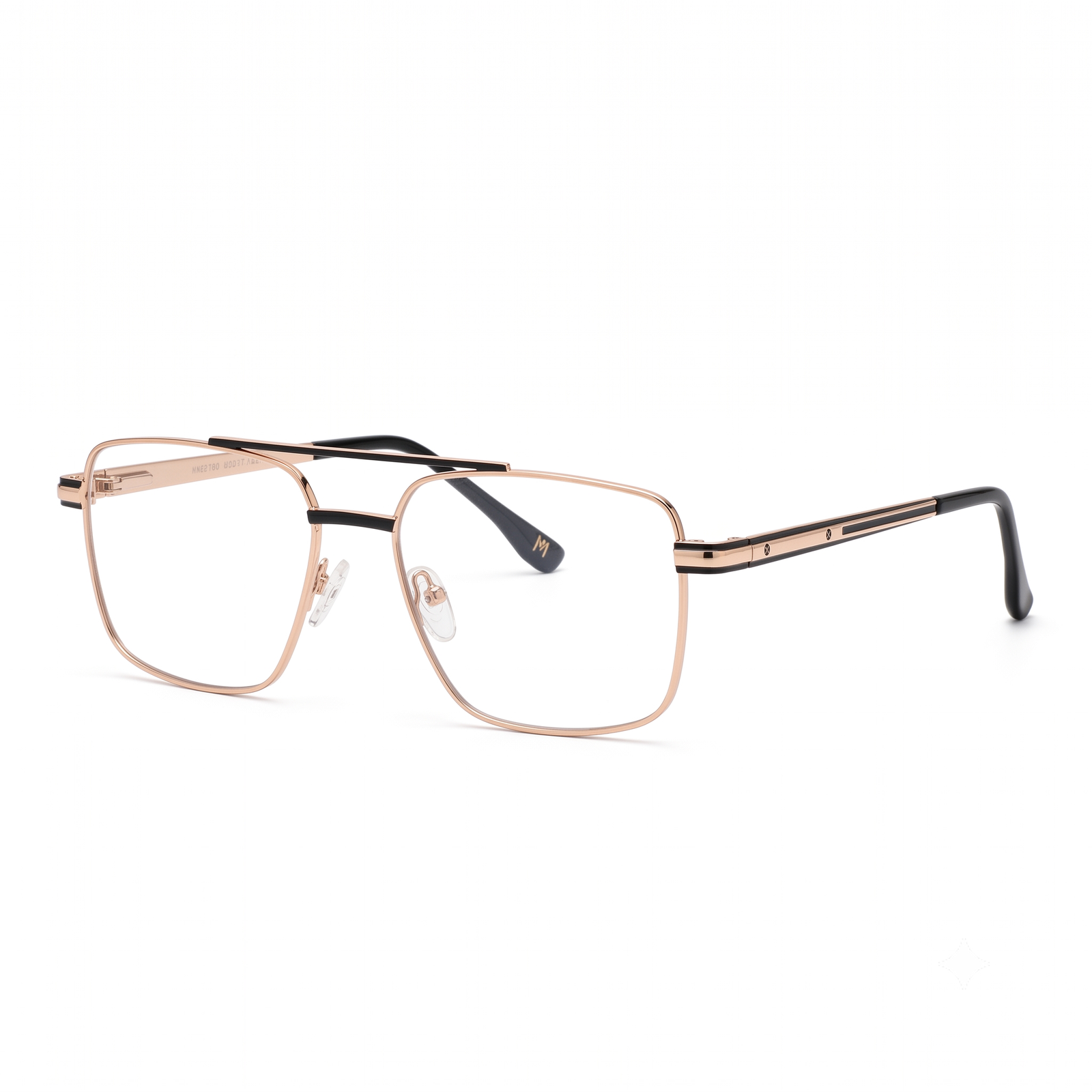 Hugo Marc HM-2168 Men’s Rectangular Metal Eyeglass Frame